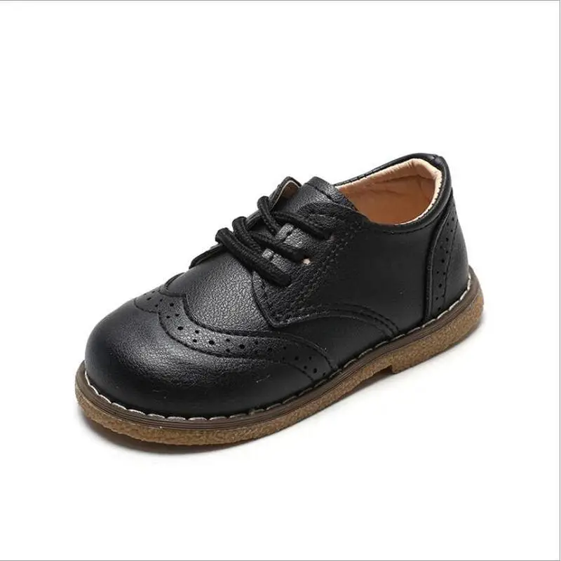New Spring Autumn Children Leather Shoes for Boys Girls Casual Kids Soft Bottom Outdoor Baby Sneakers | Детская одежда и обувь