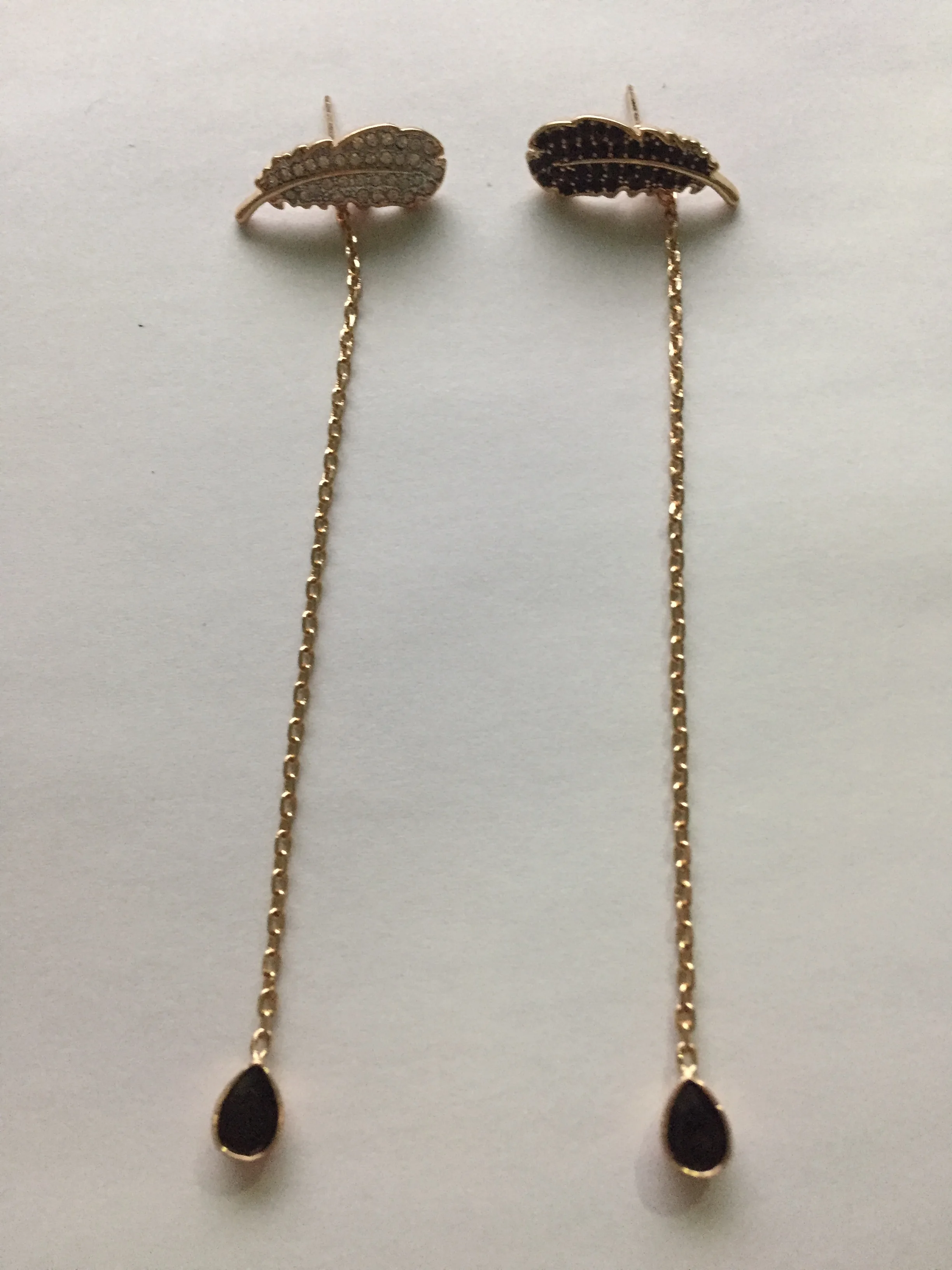 MANDY Naughty изящные блестящие серьги с перьями дарит ей подруге лучший праздничный