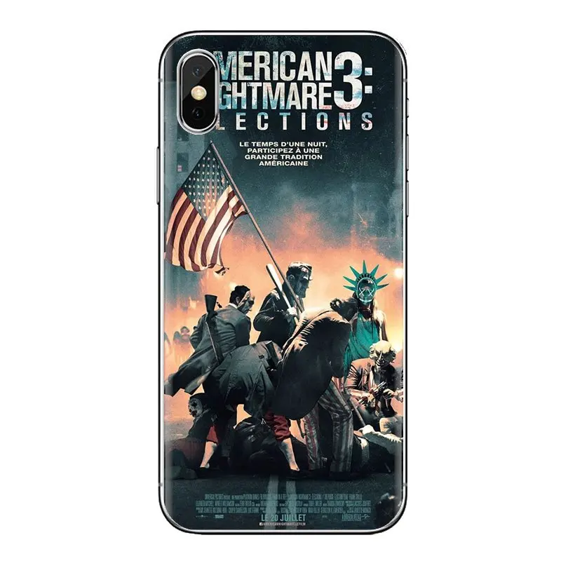 For Huawei Nova 2 3 2i 3i Y6 Y7 Y9 Prime Pro GR3 GR5 2017 2018 2019 Y5II Y6II The Purge Election Year Transparent TPU Skin Cover |