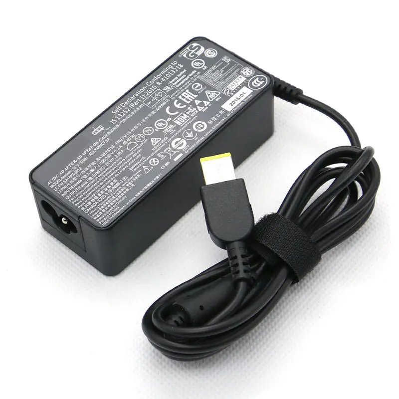 Portátil para Lenovo Adaptador de Energia Carregador Adaptador ac Adlx45ndc2a Adlx45ncc2a Adlx45dlc3a 5a10h03910 45n0492 45n0300 20v 2.25a 45w