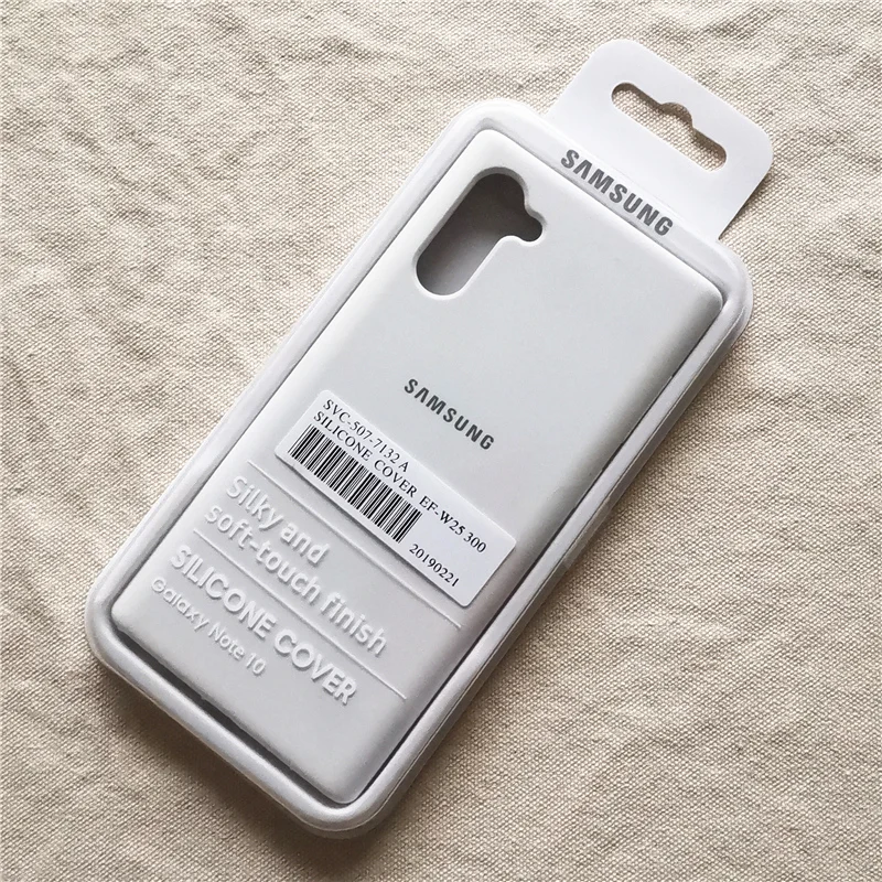 Чехол для samsung Galaxy Note 10 Plus, чехол Ofiice Silky Solf-touch, жидкий силиконовый чехол для Note 10 10+ Pro Plus с коробкой