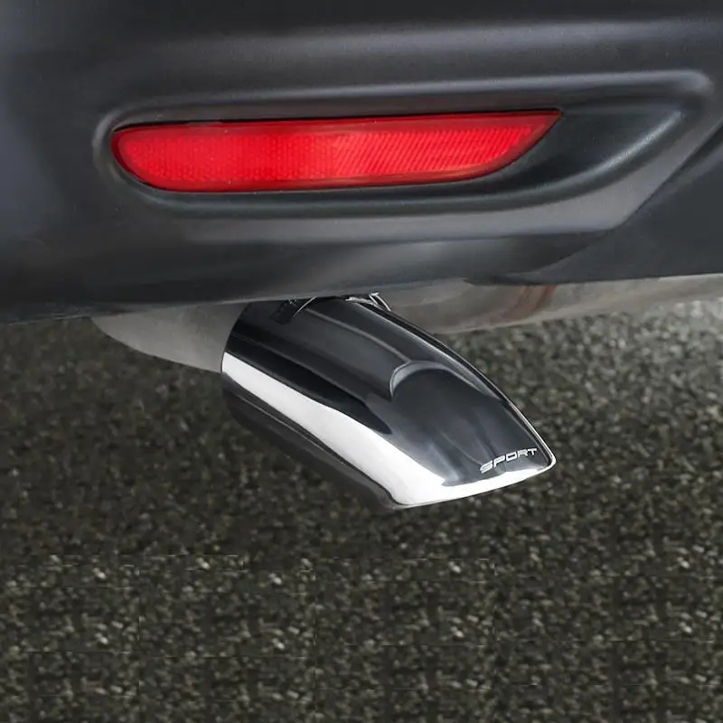Хром декоративные Авто Automovil хвост горло внешняя модификация обложки наклейки