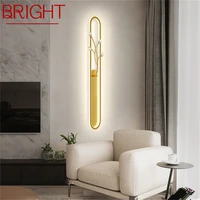 bright nordic wall light sconces gold lamps modern crystal fixtures decorative for home living room