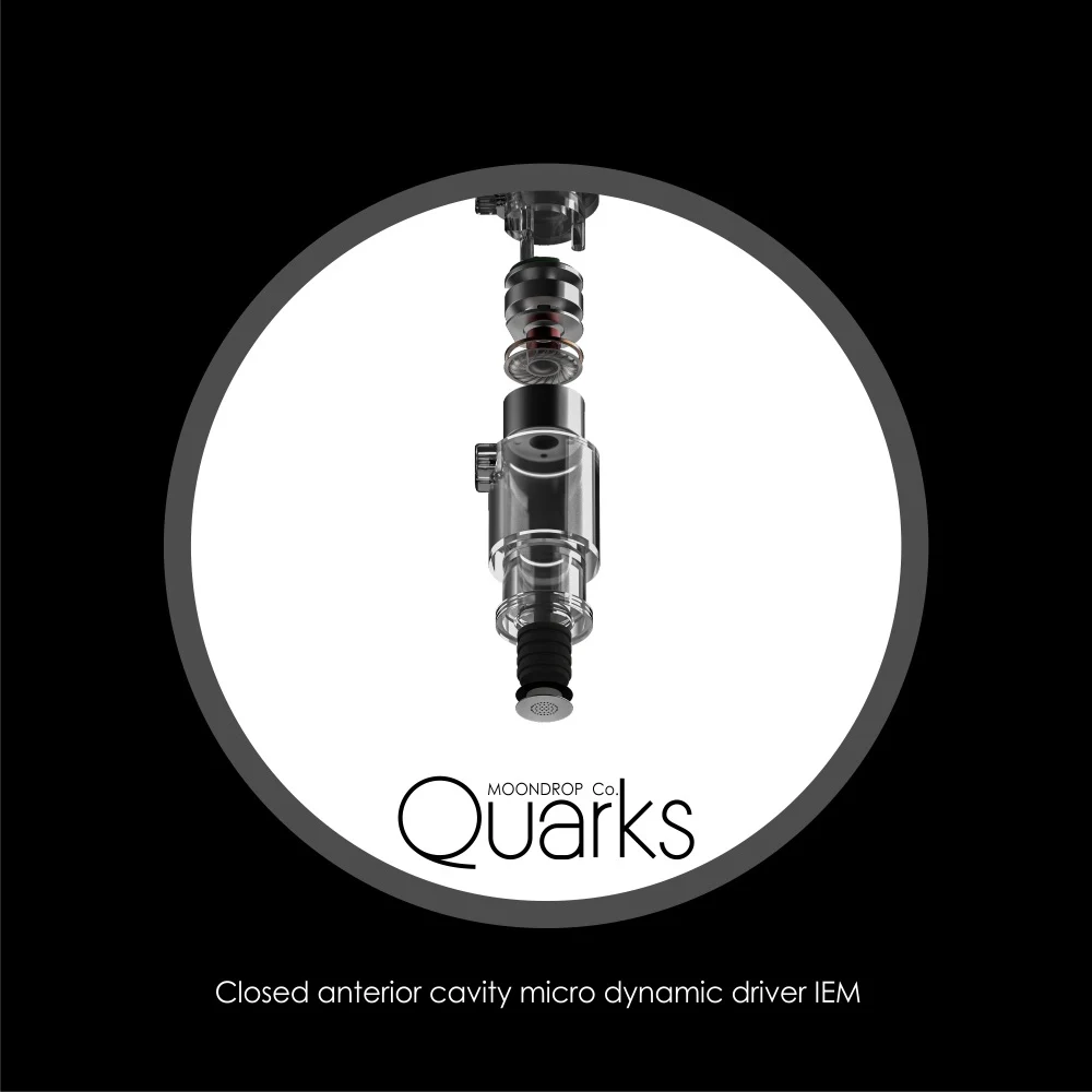 MoonDrop Quarks In-Ear Earphones High Performance LCP Micro Diaphragm Dynamic IEM Earbuds Moondrop Aria Sparks SSP SSR Blessing2 |
