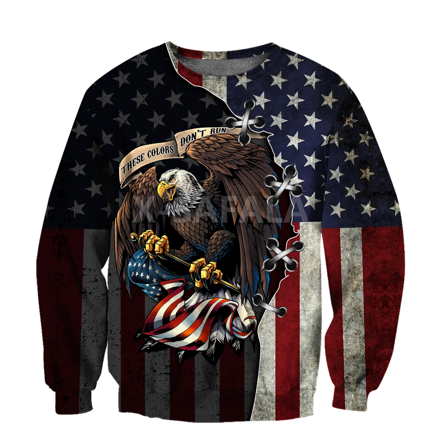 Американские искусственные толстовки с 3D принтом для мужчин и женщин верхняя