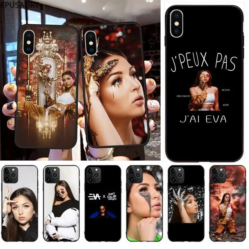 KPUSAGRT eva queen черный чехол для мобильного телефона iPhone 11 pro XS MAX 8 7 6 6S Plus X 5S SE 2020 XR