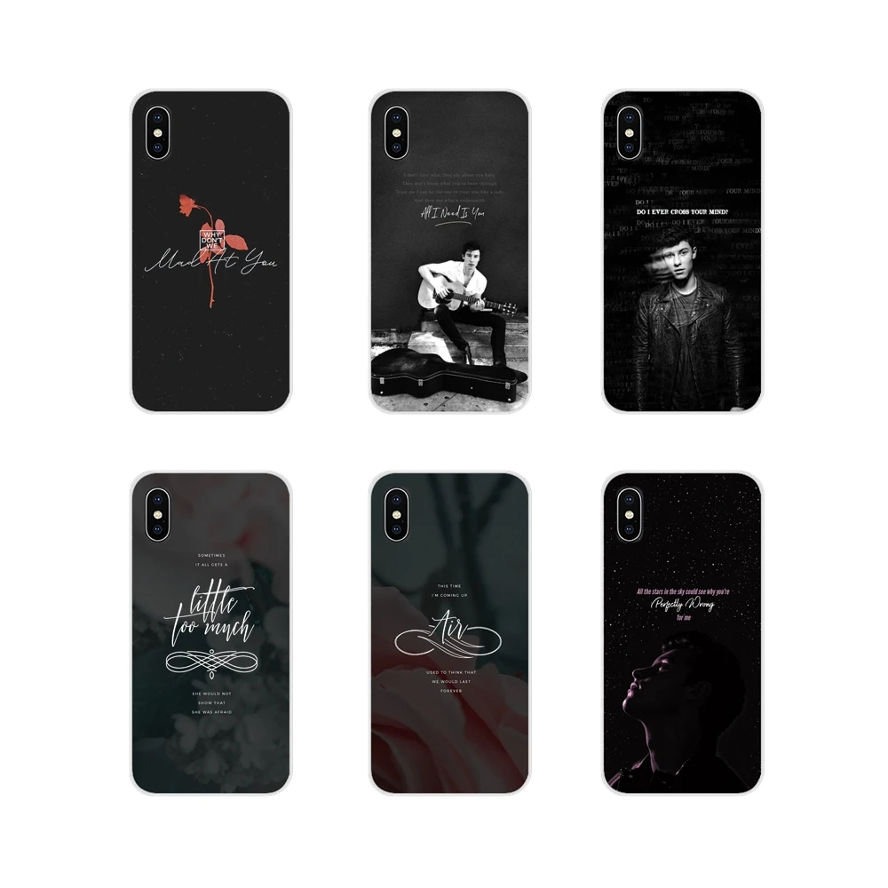 Аксессуары чехлы для телефонов тексты песни shawn mendes Samsung Galaxy S2 S3 S4 S5 Mini S6 S7 Edge S8 S9 S10E