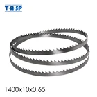 Полотно ленточной пилы TASP 1400x10x0,65 мм, 6 TPI, аксессуары для деревянной пилы Scheppach HBS20 Draper BS200A, зеркальная ленточная пила