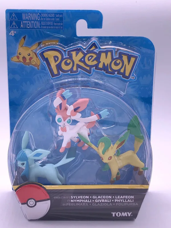 Фигурки героев семьи Takara Tomy Pokemon Eevee Коллекционная модель экшн игрушки для детей