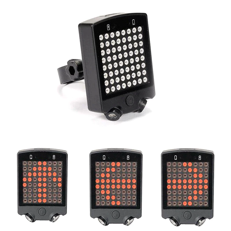 Велосипедный беспроводной 64 светодиодный лазерный велосипедный светильник