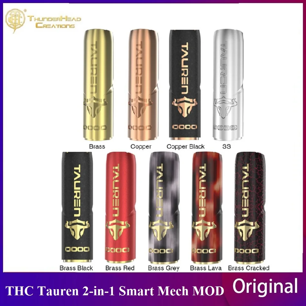 Новый оригинальный Смарт-мод THC Tauren 2 в 1 со сменным чипсетом X-Hybrid Mech MOD электронная