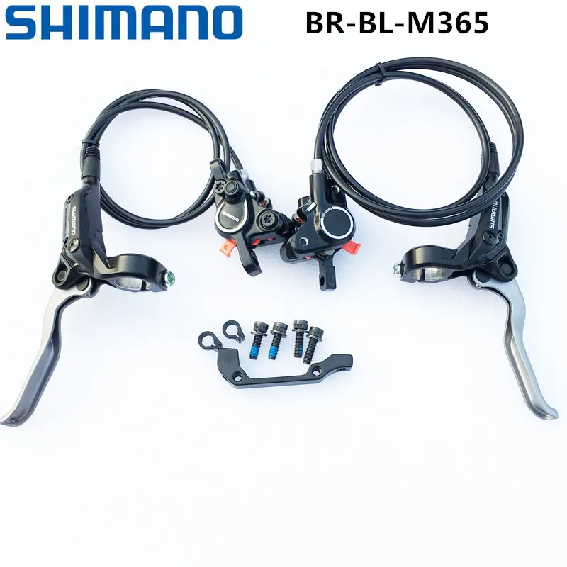 Shimano M365 тормозные гидравлические дисковые тормозные тормоза Велосипедное Сиденье горный велосипед тормозные BR-BL-M365 w/n G3 HS1 RT30 ротор 160 мм - Цвет: M365 only