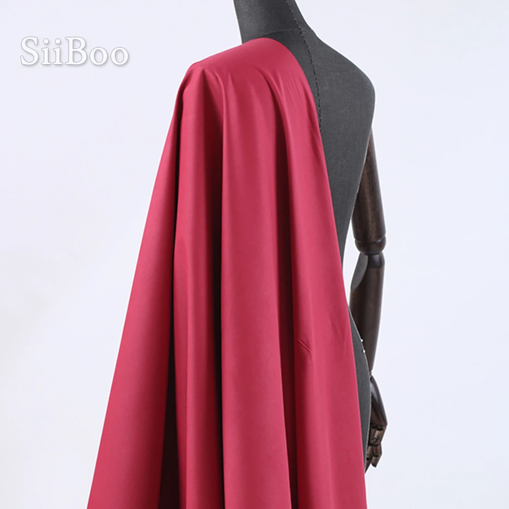 American style luxury hot pink fake suede leather fabric for winter coat tissu tecidos stoffen yarn SP4724 Free shipping | Дом и сад