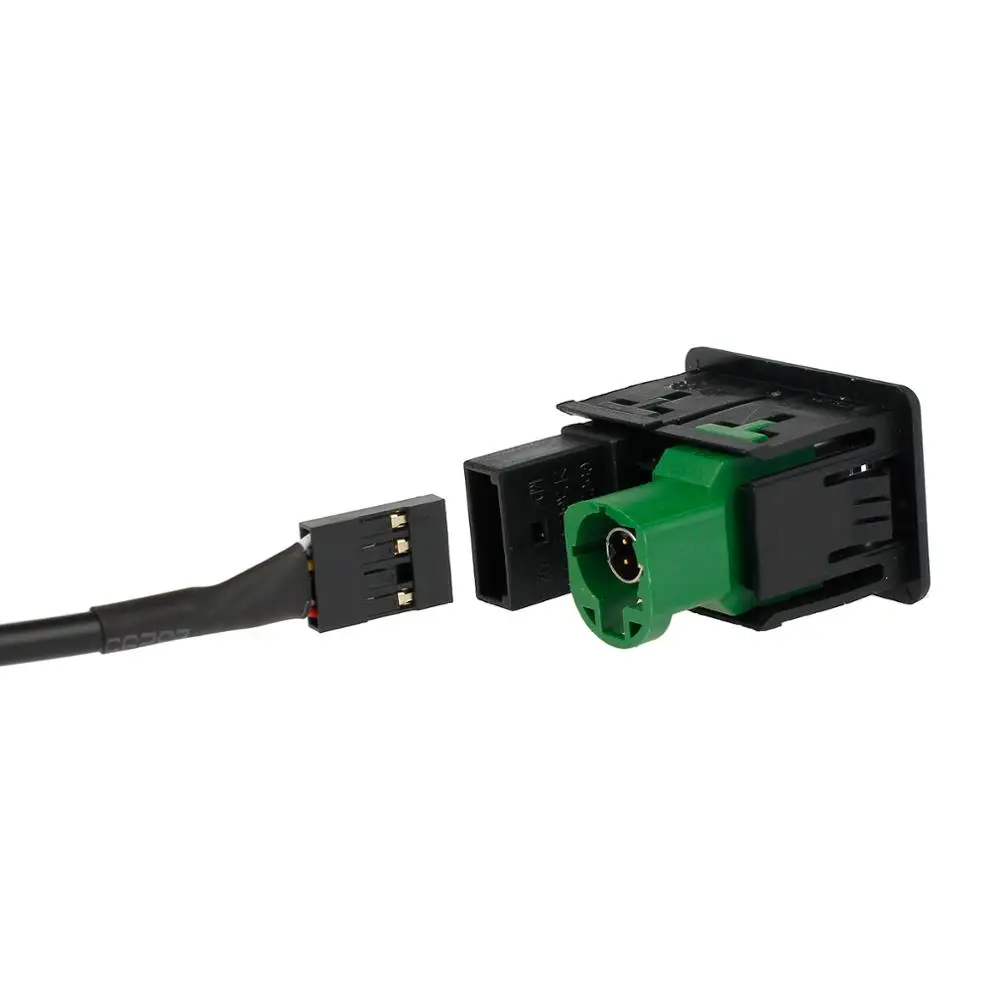 Justech Aux в переключателе и USB Кабель адаптер для BMW 3 5 серии E87 E90 E91 E92 X5 X6 мм разъем