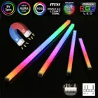 Светодиодная лента WS2812b RGB, 5 В, 3 контакта, для ПК ASUS AURA SYNC  MSI Mystic светильник Sync  GIGABYTE RGB Fusion 2,0, адресная