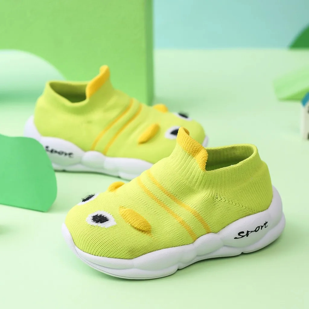 

2021 new baby children's cute bug net cloth socks shoes are not easy to slip soft-soled toddlers children's shoes