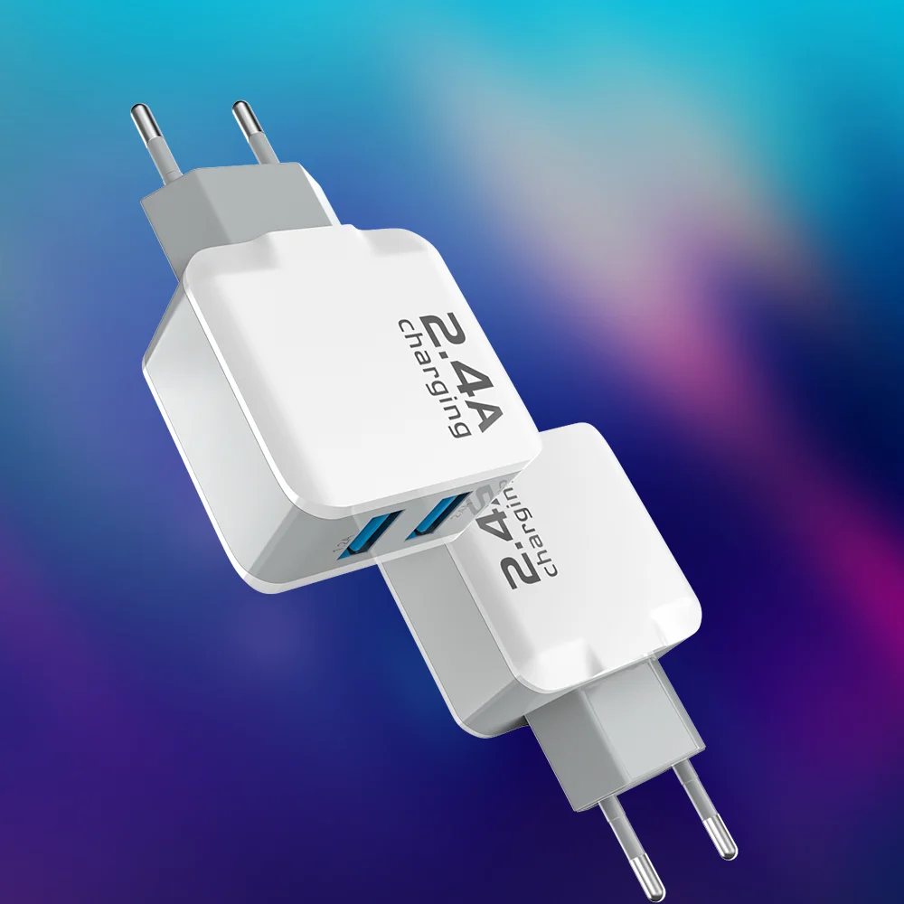 CBAOOO EU 5V 2.4A USB зарядное устройство для iPhone X 8 7 iPad быстрое настенное зарядное устройство ЕС адаптер для samsung S9 Xiaomi Mi 8 зарядное устройство для мобильного телефона