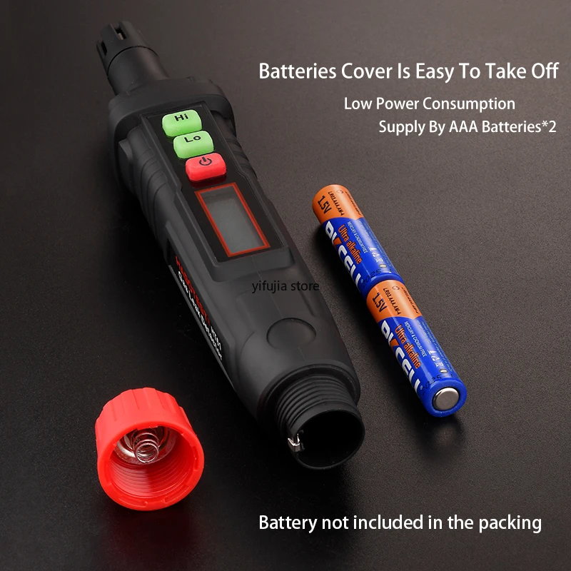 

Natural Gas Detector Pen Type Leak Detector Combustible Gas Meter Analyzer Monitor For Home Visible Audible Alarm HT61