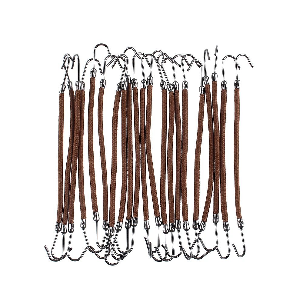 

5pcs Fashion Rubber Bands Hooks Hair Styling Ponytail Hooks Holder Bungee Bands