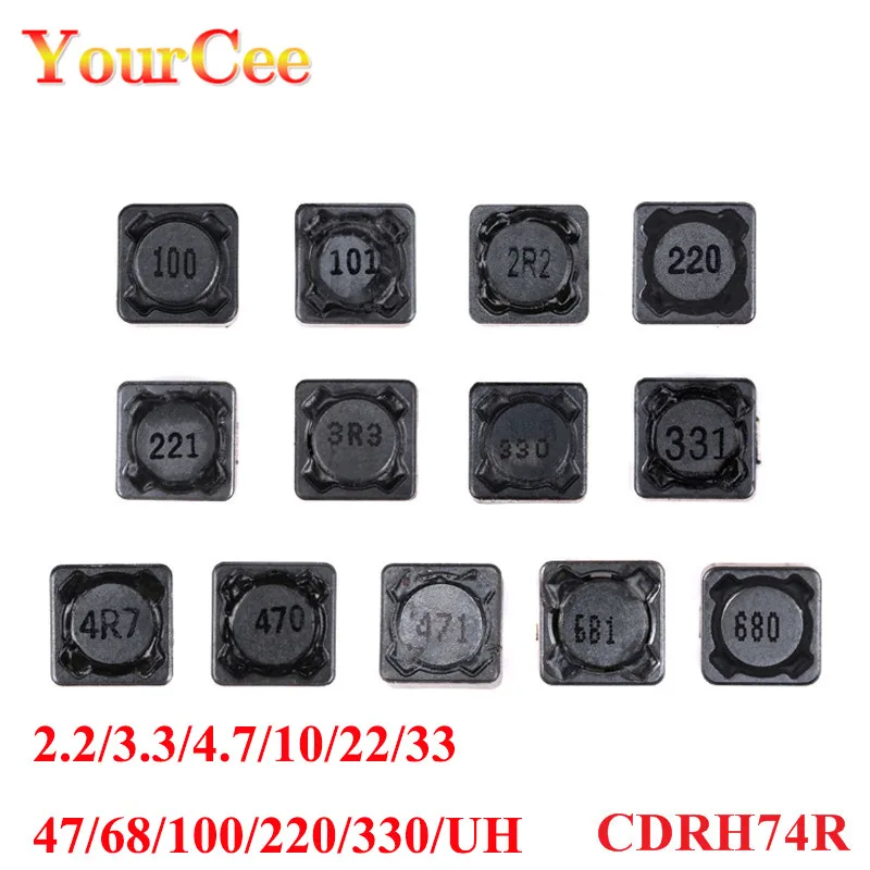 10 шт. CDRH74R индуктивности проволочный Чип экранированная катушка 2 2/3 3/4