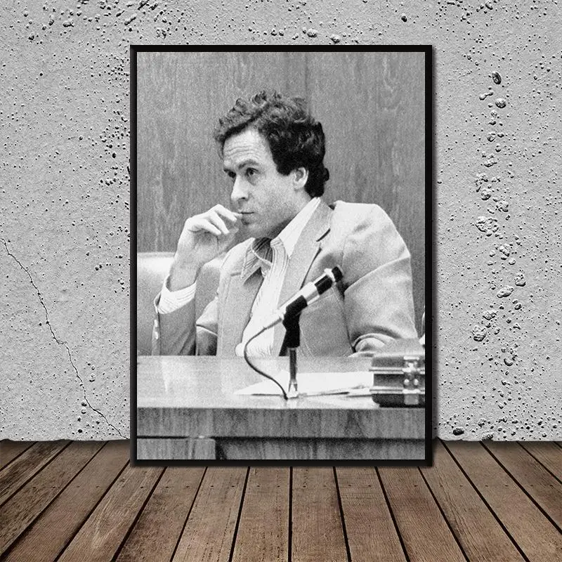 

Wall Art Print Fashion Art Poster Ted Bundy Poster Canvas Prints Painting Nordic Decoration Living Room Home Dcor