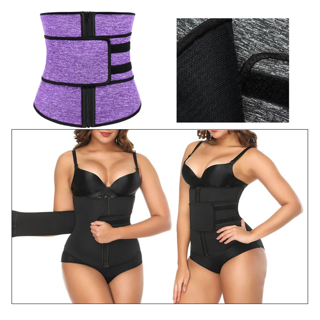 

Workout Fitness Waist Trimmer Low Back Support Abdominal Trainer Belt Band