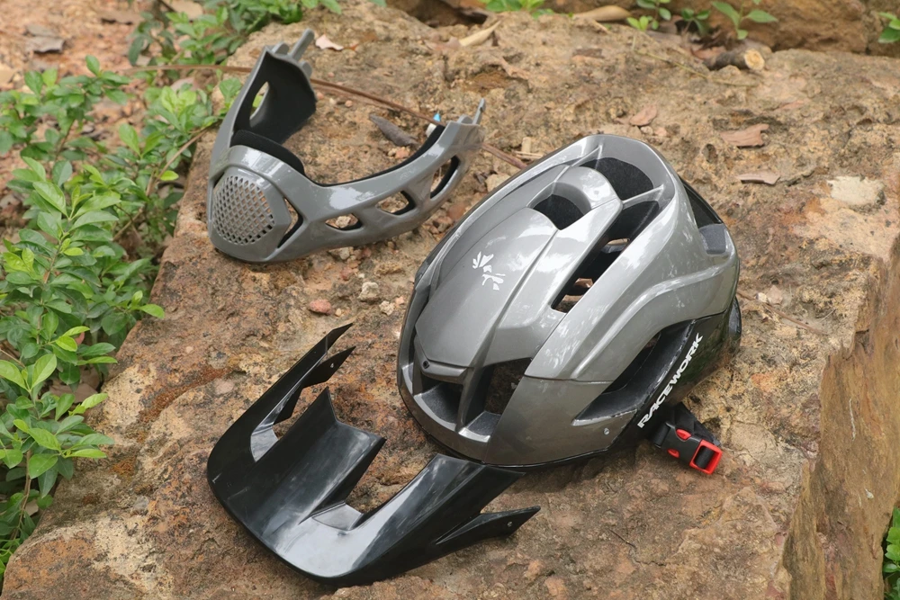 Шлем горный RACEWORK AM FR Полнолицевой для экстремальных видов спорта | Спорт и