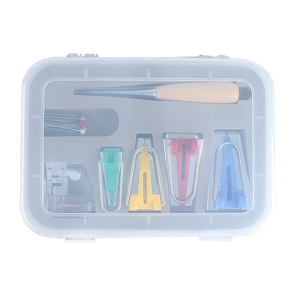 Прочный швейный инструмент новинка набор для обвязки ткани лент зажимы