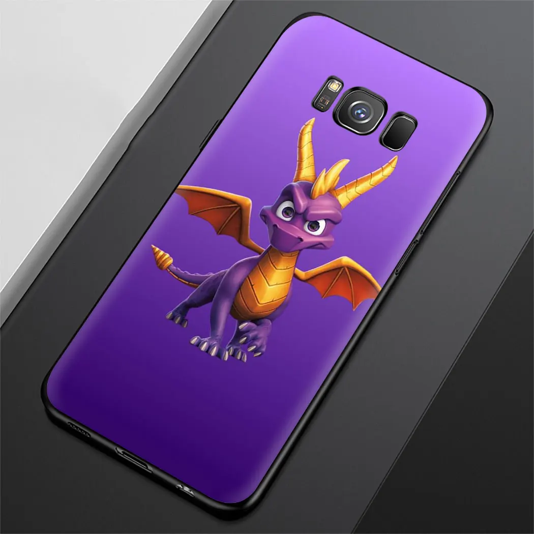 Мягкий силиконовый чехол IYICAO Spyro The Dragon для samsung S6 S7 S8 Edge S9 S10 Plus S10e|Чехлы-накладки| |