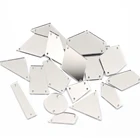 Новые прозрачные акриловые стразы оптом 30 шт. акриловые Акриловые акриловые зеркальные Стразы с отверстиями для платья