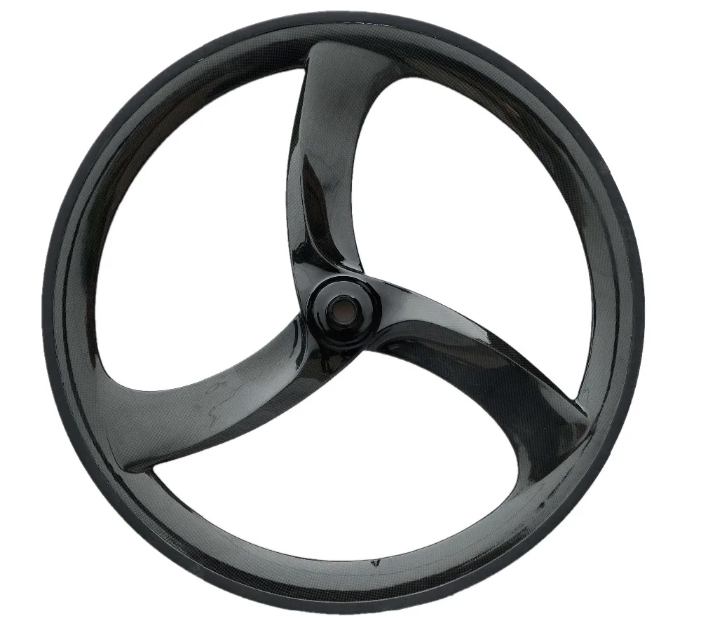 700C tri-Карбоновые колеса со спицами 56 мм clincher фиксированная Шестерня 3 спиц