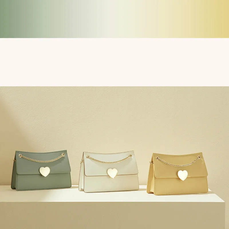 

Single Shoulder Bag Woman Package 2019 Joker Genuine Leather Chain Messenger Small luxury handbags women designer free shipping