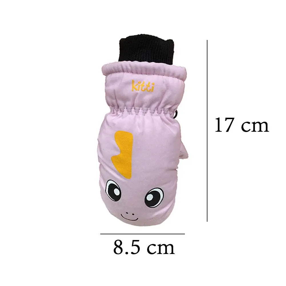

Children Snow Sports Gloves Velvet Winter Warm Thickened Windproof For Outdoor Sport Ski Girls Boys Kids Skiing Gloves Mittens