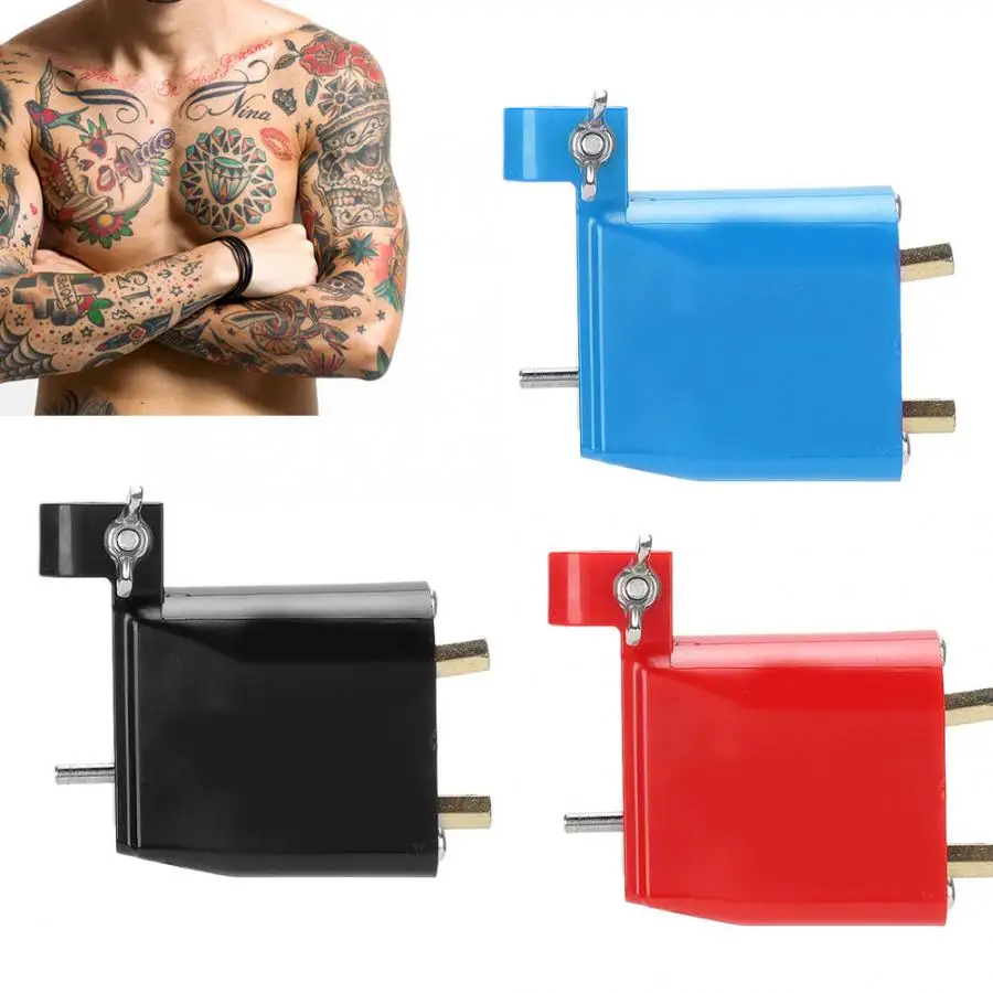 3 цвета малошумная легкая роторная тату-машина подводка и затеняющее устройство