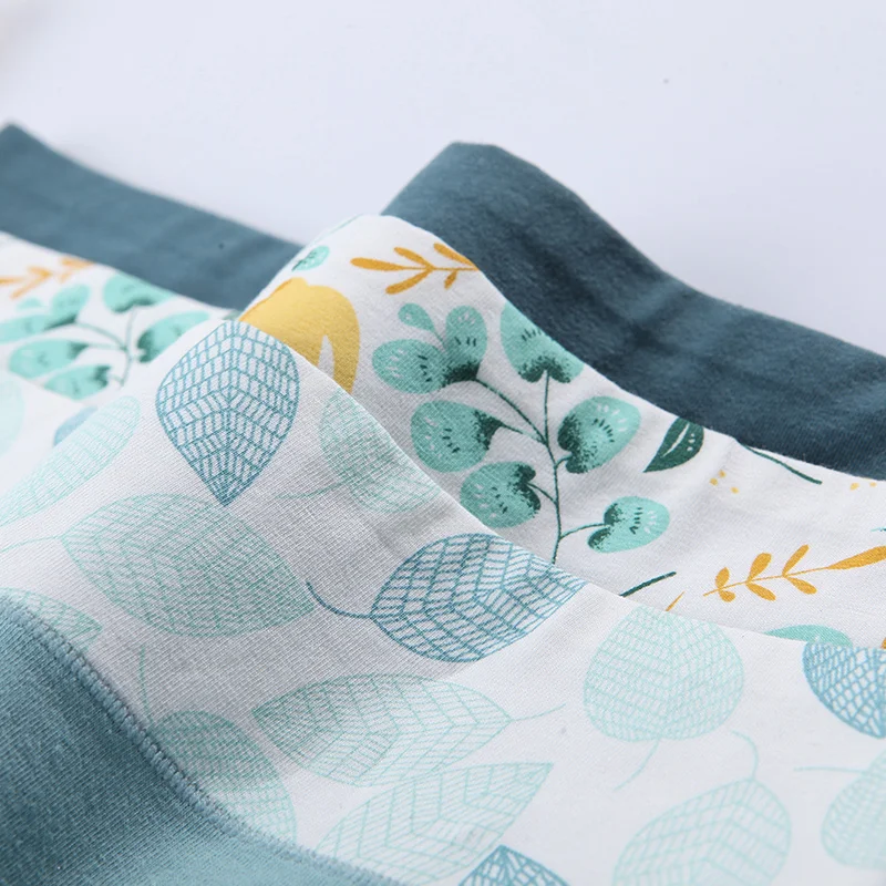 Хлопковое нижнее белье для девочек и девушек модные трусики с высокой талией