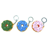 creative new style cute pink donut silicon pipe cut tobacco removable colored glass pipe weed accessories