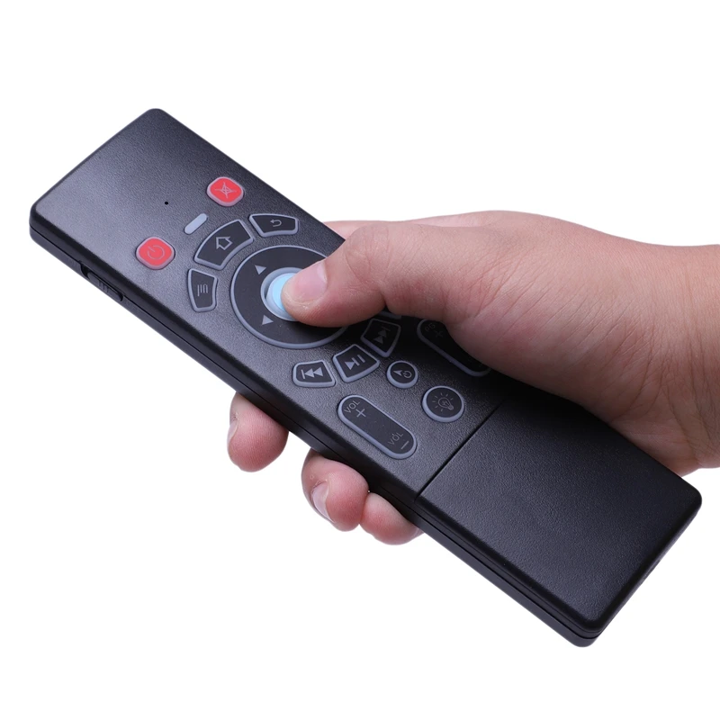 T6 C Plus Русская клавиатура Air mouse 2 4G Беспроводная Летающая мышь мини беспроводная 7