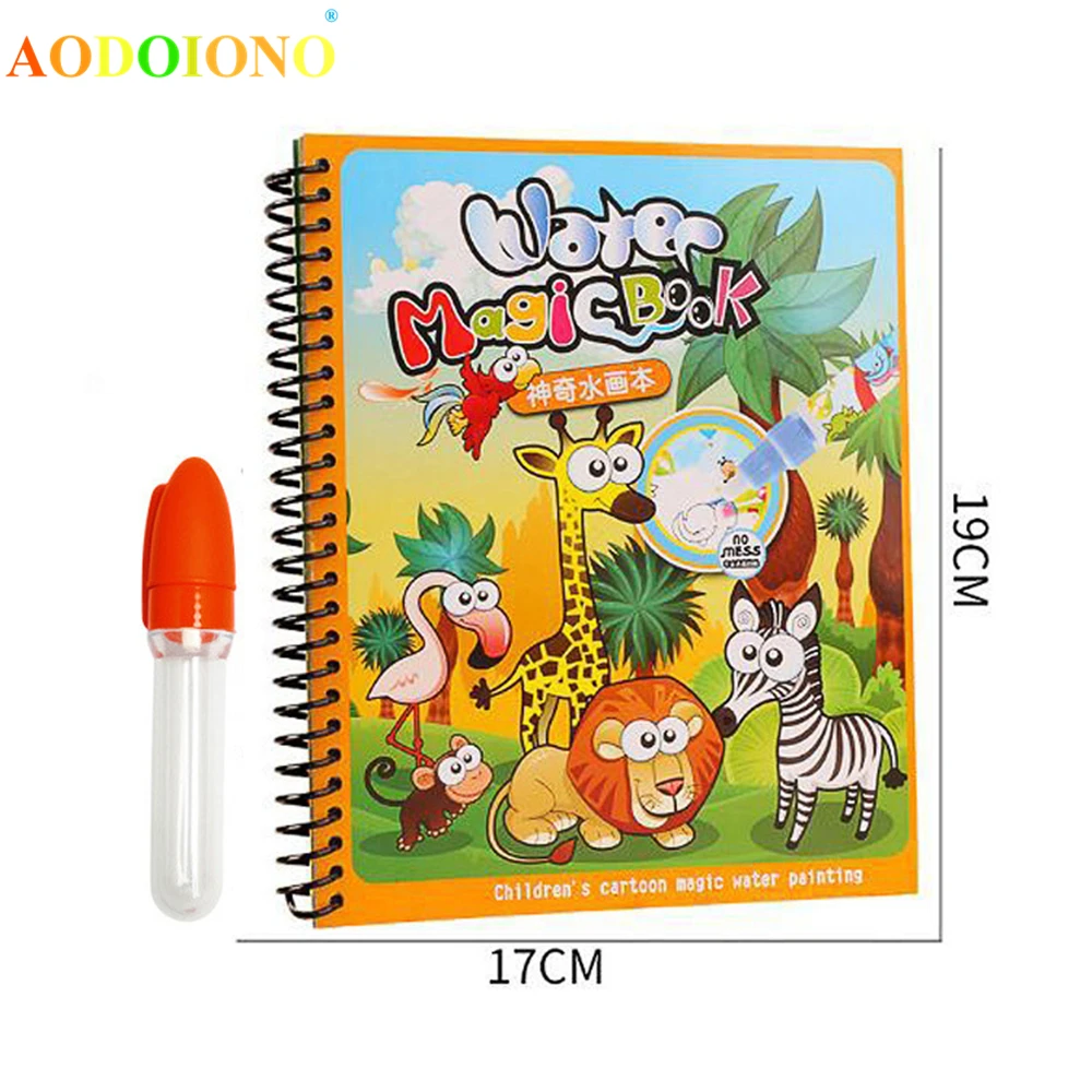 Лидер продаж детская лесная Волшебная тканевая книга для рисования детские