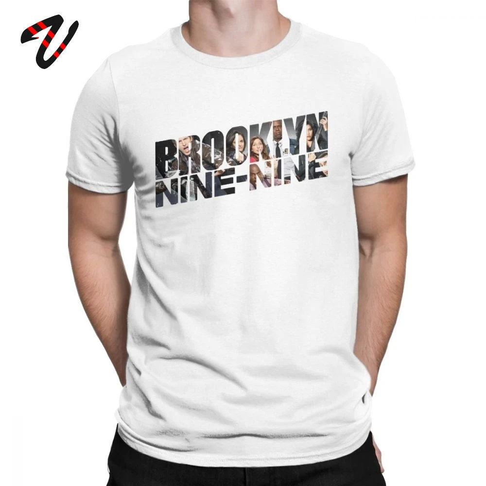 

100% Cotton T-Shirts Men T Shirts Brooklyn Nine Nine 99 Tops Vintage Short Sleeve B99 Captain Holt Tee Shirt O Neck Clothing