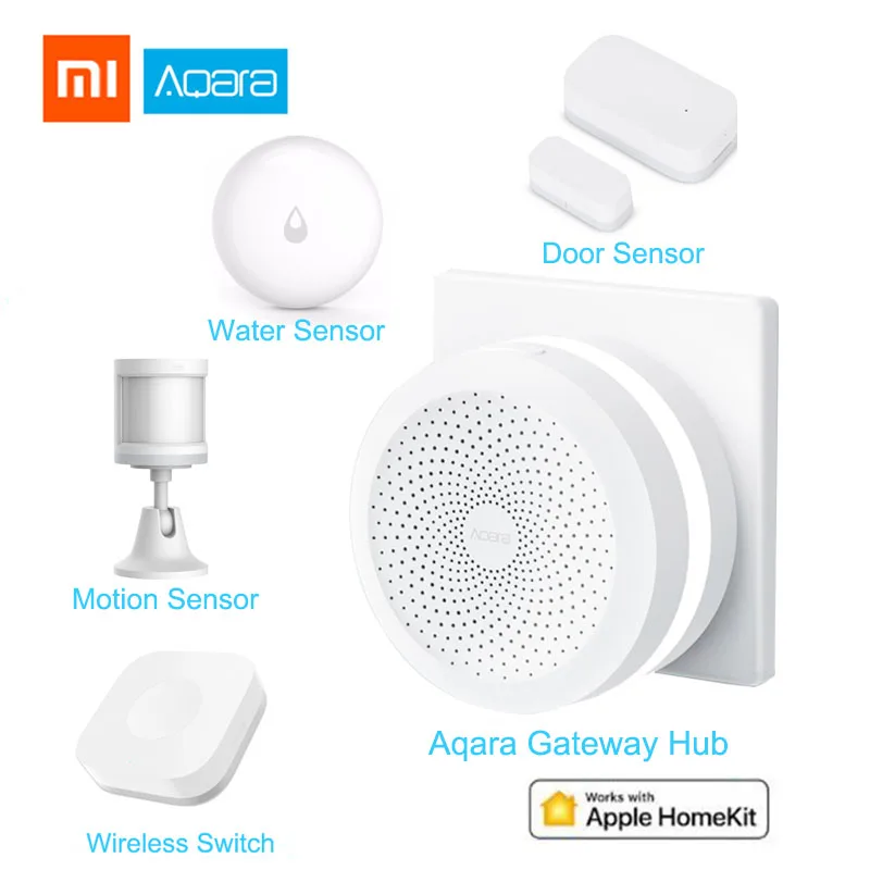 water sensor 5 in 1 XiaomiAqara Смарт Домашняя одежда s шлюз концентратора оконные и дверные профили Сенсор человеческого тела Беспроводной переключатель Температура воды влажности Сенсор домашняя одежда - Цвет: water sensor 5 in 1