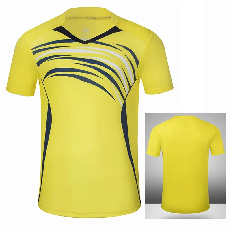 Male Female Tennis T-Shirt Shorts , Girl Badminton T-Shirts , Men Women Table Tennis TShirts , Ping Pong Shirt Clothes Sportwear