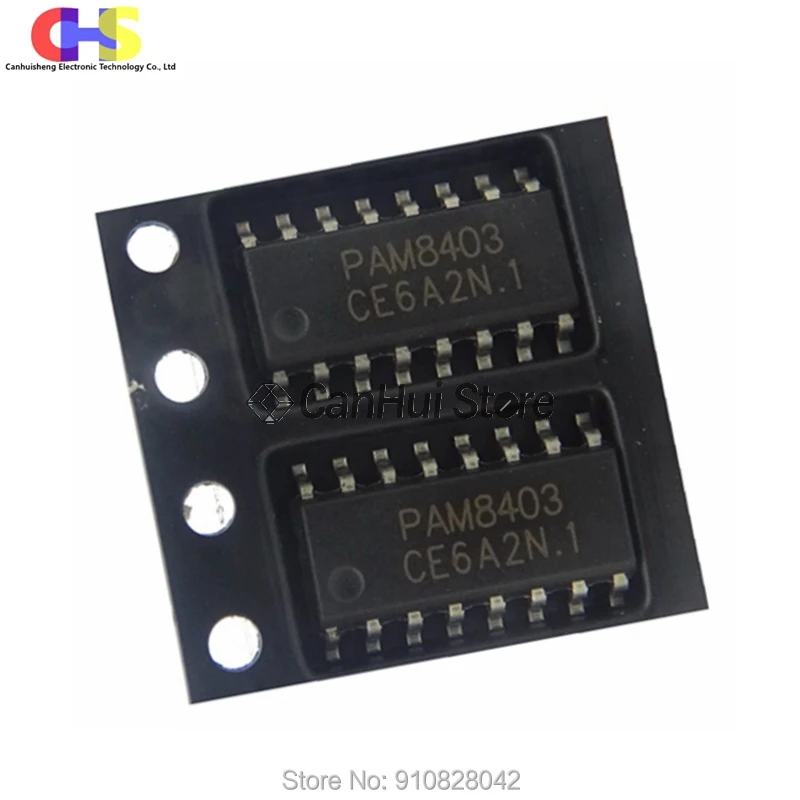10 шт./лот PAM8403 SOP-16 8403 SOP16 новые оригинальные в наличии IC | Электронные компоненты и