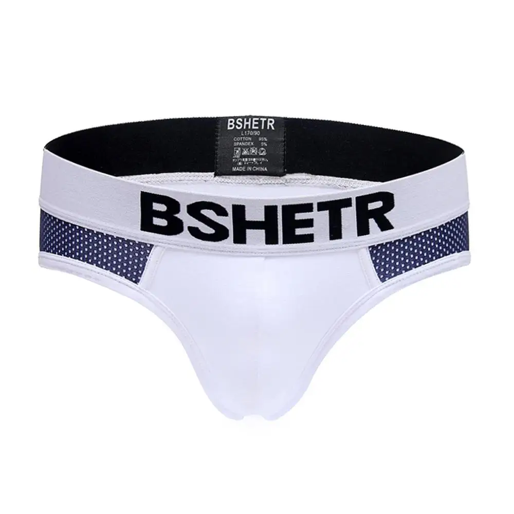 

Men's Sexy Low Waist Briefs Pure Cotton Pure Color Sexy Underwear Comfortable panties male underwear slip man pants