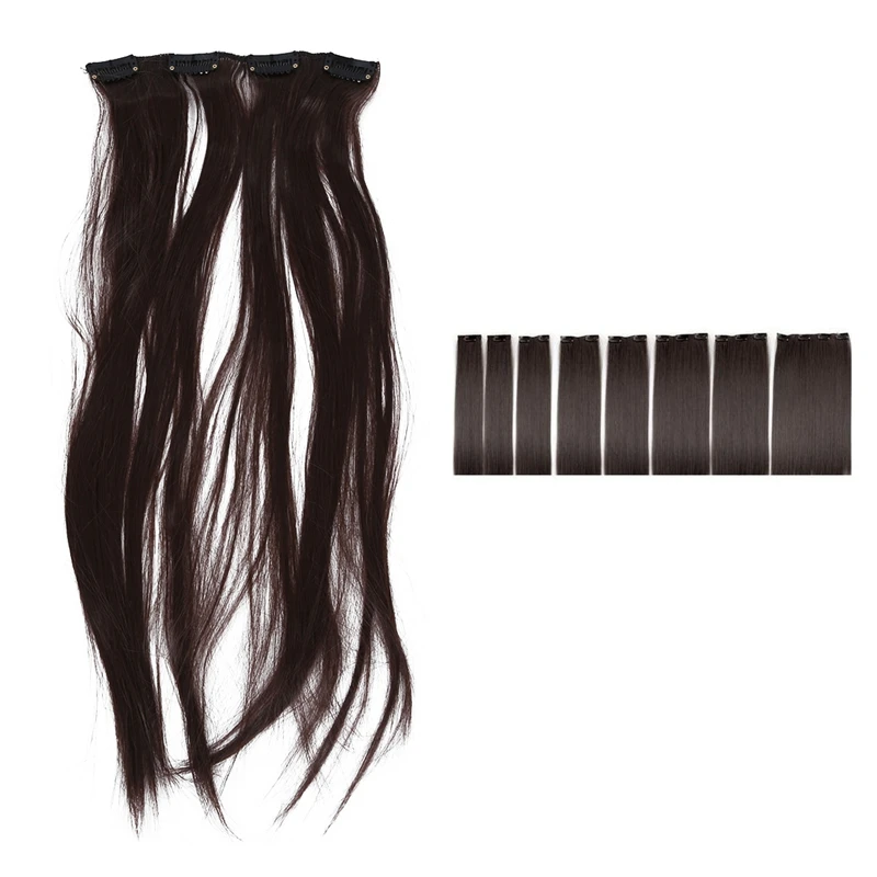 8x20 &quotзаколка для наращивания искусственные волосы интеграции утолщение волос #4