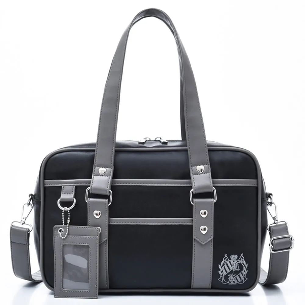 

Japanese Student Bags Jk Handbag Travel Bag Women Shoulder Satchel Bags Solid Color High School Students Bookbags Messenger Bag