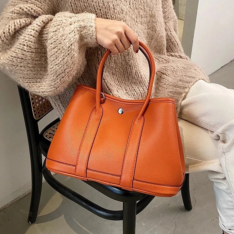 

Elegant Women's Bag Top-handle Bucket Bag Women Crossbody Bag Office Lady Simple Style Boston Totes Bag Fashion Women Handbags