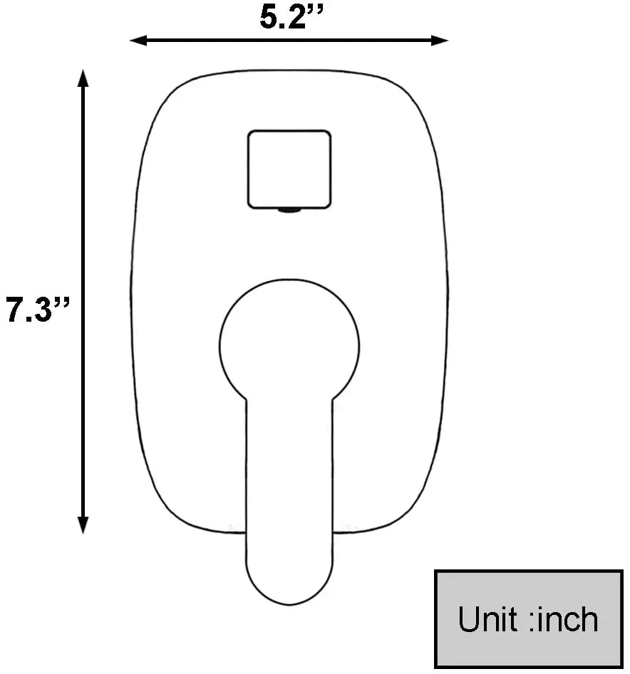 Роскошная душевая система матовый черный 12 дюймовый светодиодный настенный