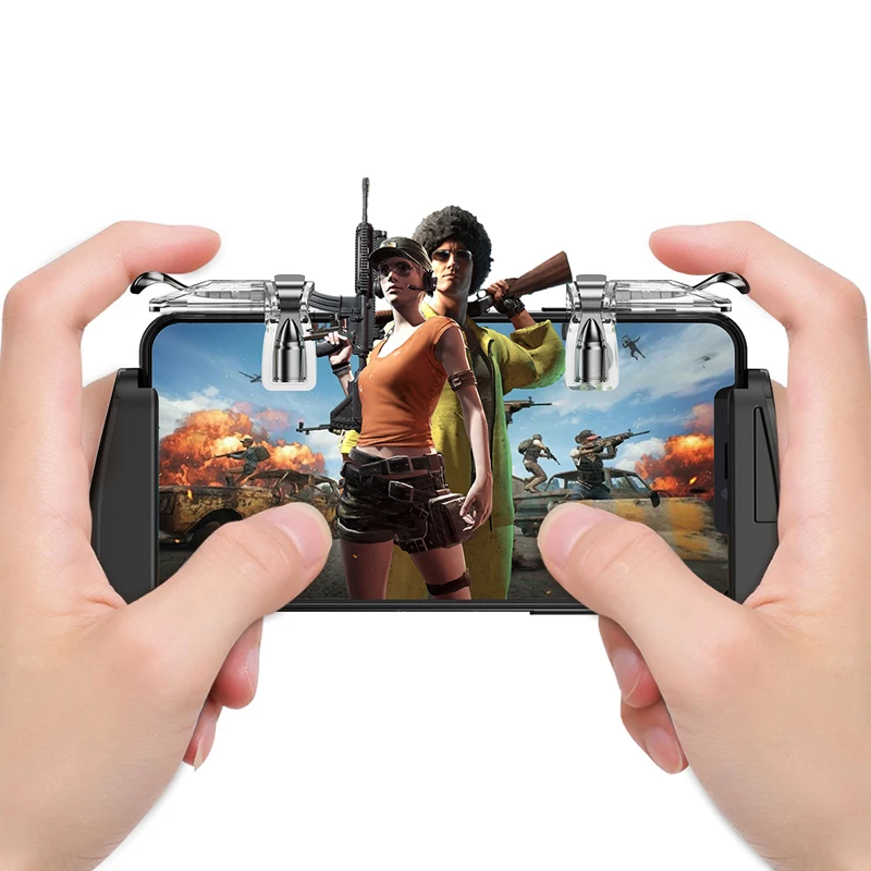GameSir F2 игра Firestick Grip для Android и iOS телефона, 2 триггера, игровой кронштейн, триггер, кнопка огня, Aim Key F PUBG Mobile