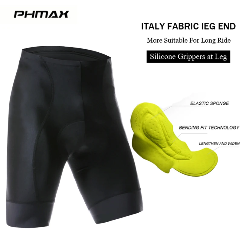cycling shorts PHMAX, набор Джерси для велоспорта, одежда для горного велосипеда, шорты на лямках, дышащая летняя быстросохнущая одежда для горного велосипеда, спортивная одежда - Цвет: cycling shorts