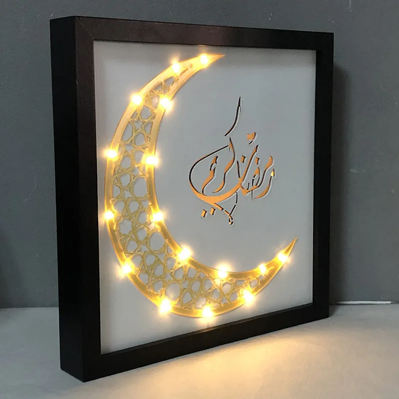 Новые светодиодные фонари украшения на Рамадан счастливый ИД Мубарак Декор для